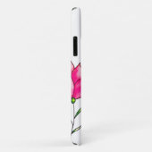 Coques Case-Mate iPhone Fleurs roses Elégant Nom Floral (Dos/Droite)