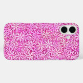 Coques Case-Mate iPhone Fleurs roses et orchidées, fond orchidée (Verso (horizontal))