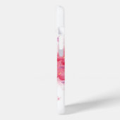 Coques Case-Mate iPhone Fleurs roses luxueuses Aquarelle Florale Art Abstr (Verso / Gauche)