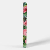 Coques Case-Mate iPhone Fleurs roses Mariage de verdure (Verso / Droite)