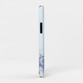 Coques Case-Mate iPhone Fleurs roses modernes (Dos/Droite)