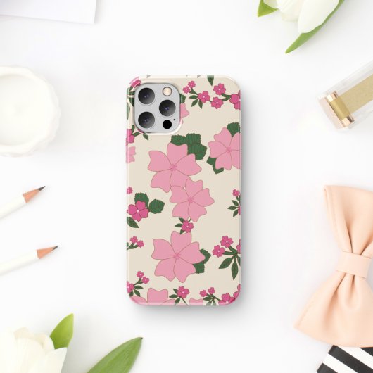 Coques Case-Mate iPhone Fleurs Roses, Motif Floral, Motif De Fleurs