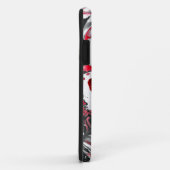 Coques Case-Mate iPhone Fleurs roses Peinture Abstraite (Dos/Droite)