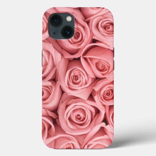 Coques Case-Mate iPhone Fleurs | Roses roses (Verso)