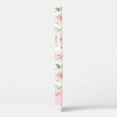 Coques Case-Mate iPhone Fleurs roses, Roses, Fleurs Aquarelles, Votre Nom (Verso / Droite)