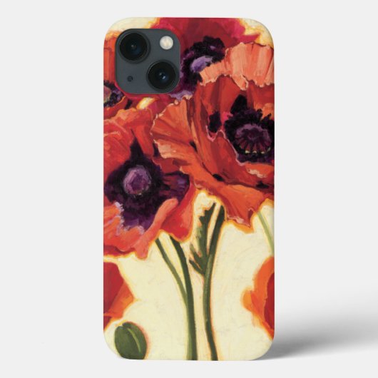 Coques Case-Mate iPhone Fleurs rouges (Verso)