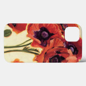 Coques Case-Mate iPhone Fleurs rouges (Verso (horizontal))