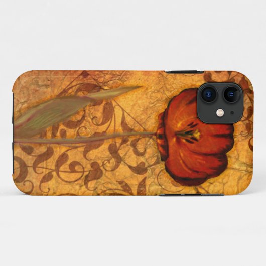 Coques Case-Mate iPhone Fleurs rouges I (Dos (Horizontal))