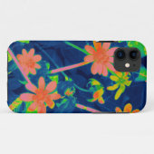 Coques Case-Mate iPhone Fleurs sauvages Abstraites (Dos (Horizontal))