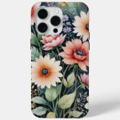 Coques Case-Mate iPhone Fleurs sauvages Aquarelle Papier peint Floral Abst (Verso)