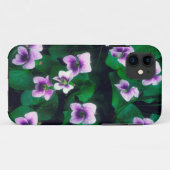 Coques Case-Mate iPhone Fleurs sauvages dans la forêt (Dos (Horizontal))