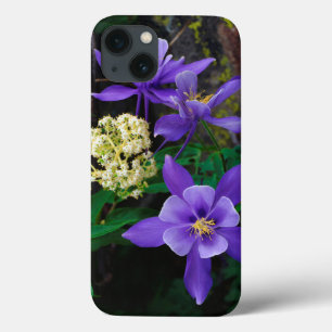 Etui iPhone 13 Fleurs sauvages de colombine mutante