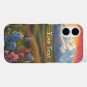 Coques Case-Mate iPhone Fleurs sauvages de Denali (Verso (horizontal))