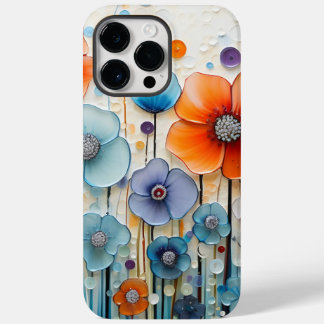 Coque Pour Pour iPhone 14 Pro Max Fleurs sauvages de prairie en fleurs enchantés
