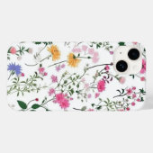 Coques Case-Mate iPhone Fleurs sauvages d'été (Verso (horizontal))