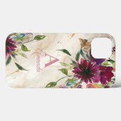 Coques Case-Mate iPhone Fleurs sauvages élégantes (Verso (horizontal))