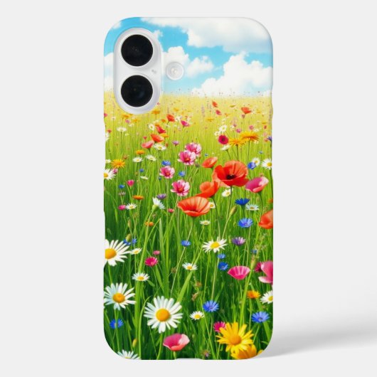 Coques Case-Mate iPhone Fleurs sauvages ensoleillés (Verso)