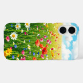 Coques Case-Mate iPhone Fleurs sauvages ensoleillés (Verso (horizontal))