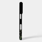 Coques Case-Mate iPhone Fleurs sauvages et papillon en noir (Verso / Droite)