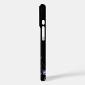 Coques Case-Mate iPhone Fleurs sauvages et papillon en noir (Verso / Gauche)