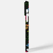 Coques Case-Mate iPhone Fleurs sauvages et papillons sur le noir (Verso / Gauche)