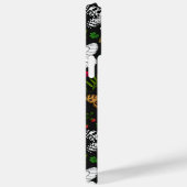 Coques Case-Mate iPhone Fleurs sauvages et papillons sur le noir (Verso / Droite)