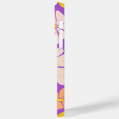 COQUES Case-Mate iPhone FLEURS SAUVAGES FLORAUX PURPLE GRADIENT PERSONNALI (Verso / Gauche)
