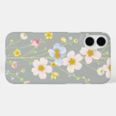 Coques Case-Mate iPhone Fleurs sauvages pastel douces (Verso (horizontal))
