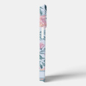 Coques Case-Mate iPhone Fleurs sauvages roses Baby Blue Pastel Fleurs Moti (Verso / Droite)