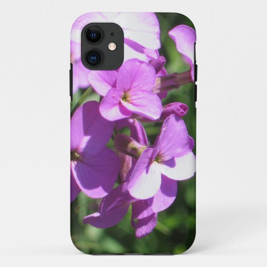 Coques Case-Mate iPhone Fleurs sauvages violets (Dos)