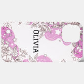 Coques Case-Mate iPhone Fleurs simples élégantes modernes et mignonnes pou (Verso (horizontal))
