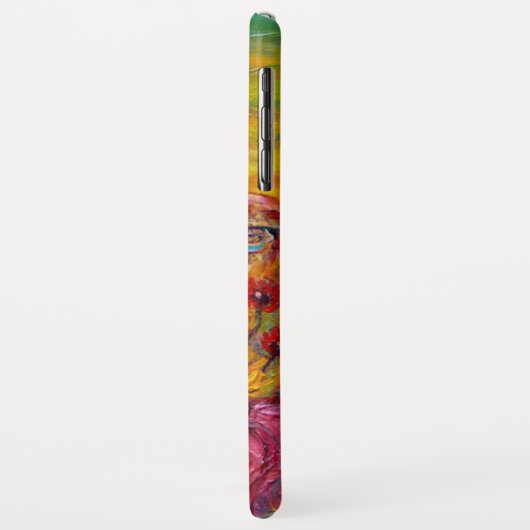 Coques Case-Mate iPhone FLEURS SUR L'Imaginaire ROSE IRIS (Dos/Gauche)