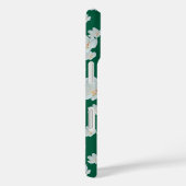 Coques Case-Mate iPhone Fleurs sur vert (Verso / Droite)