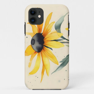 Case-Mate iPhone Case Fleurs Susan aux yeux noirs