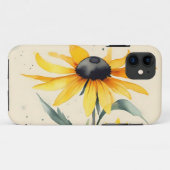 Coques Case-Mate iPhone Fleurs Susan aux yeux noirs (Dos (Horizontal))