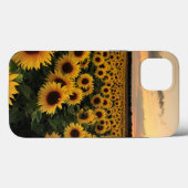 Coques Case-Mate iPhone Fleurs | Terrain de tournesol (Verso (horizontal))