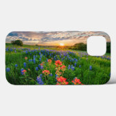 Coques Case-Mate iPhone Fleurs | Texas Bluebonnets & Indian Paintbrush (Verso (horizontal))
