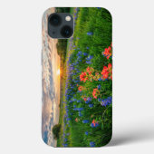 Coques Case-Mate iPhone Fleurs | Texas Bluebonnets & Indian Paintbrush (Verso)