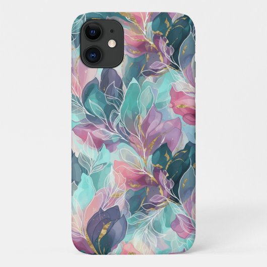 Coques Case-Mate iPhone Fleurs Tons de Bijoux (Dos)