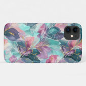 Coques Case-Mate iPhone Fleurs Tons de Bijoux (Dos (Horizontal))