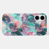 Coques Case-Mate iPhone Fleurs Tons de Bijoux (Verso (horizontal))