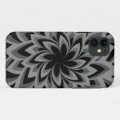 COQUES Case-Mate iPhone FLEURS TOURBILLON NOIR ET BLANC (Dos (Horizontal))