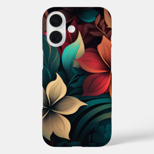 Coques iPhone 16 Fleurs tropicales