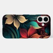 Coques Case-Mate iPhone Fleurs tropicales (Verso (horizontal))