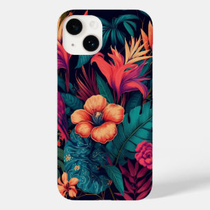 Coque Pour iPhone 14 Fleurs tropicales