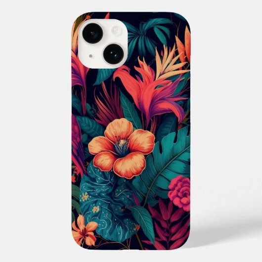 Coques Case-Mate iPhone Fleurs tropicales (Verso)