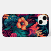 Coques Case-Mate iPhone Fleurs tropicales (Verso (horizontal))