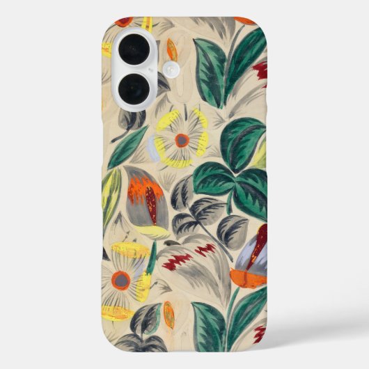 Coques Case-Mate iPhone Fleurs tropicales | (Verso)