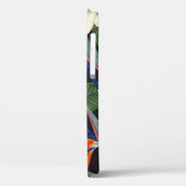 Coques Case-Mate iPhone Fleurs tropicales, arrière - plan foncé, sans cout (Verso / Gauche)