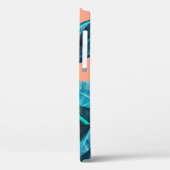 Coques Case-Mate iPhone Fleurs tropicales, arrière - plan sans couture bot (Verso / Gauche)